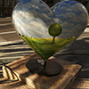 Dream heart concept